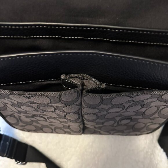 Coach Sprint Map Bag 25 In Signature Jacquard - Picture 2 of 4